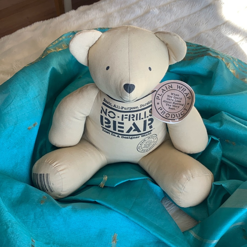 Vintage 80s Dakin no frills bear 1985